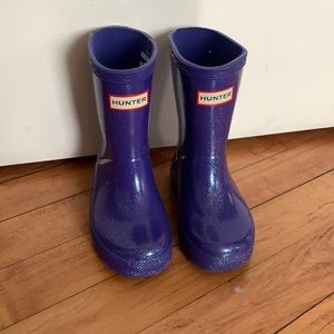 Toddler Purple Sparkle Hunter Size 7